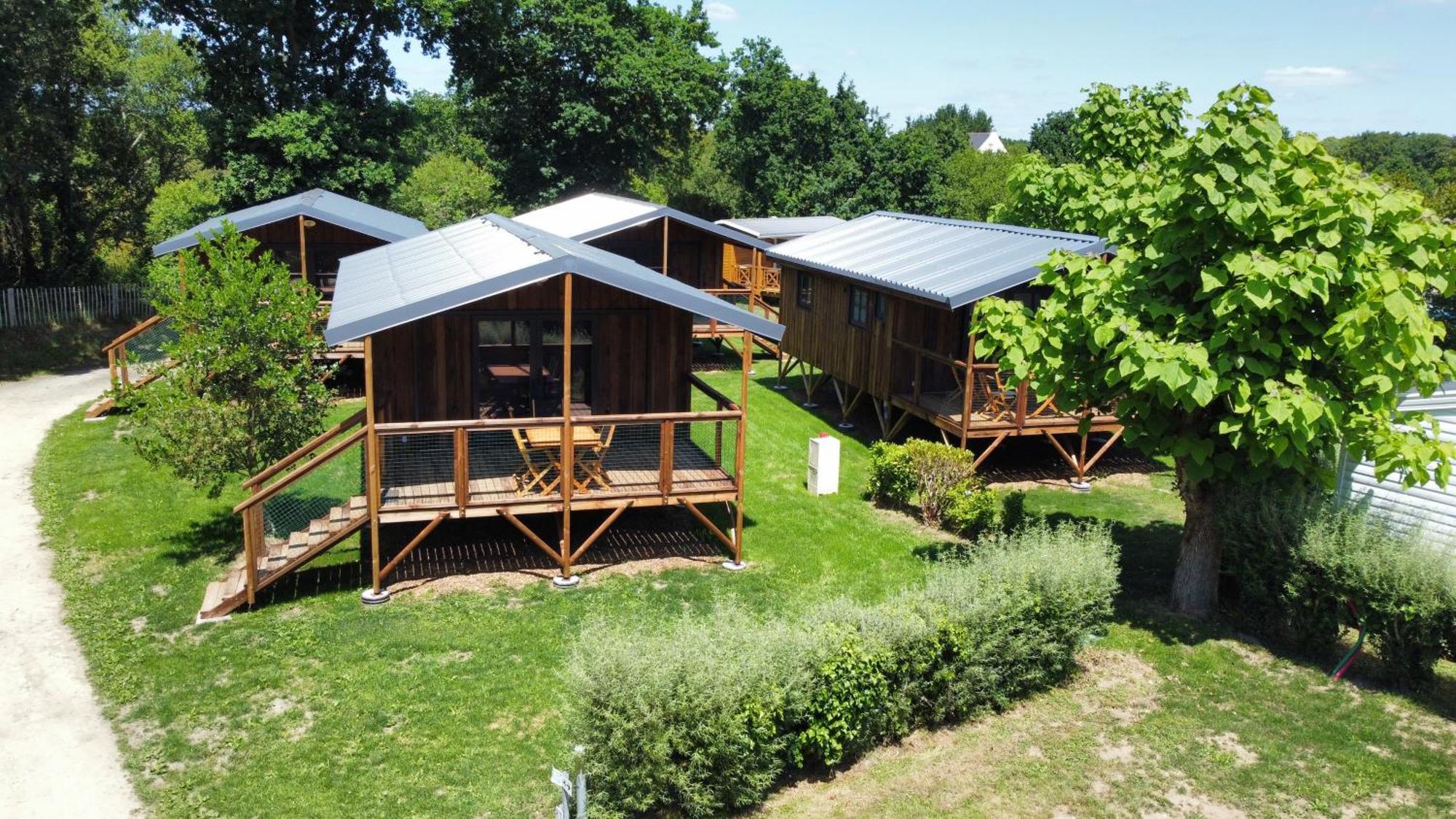 Camping De La Plage De Cleut-Rouz 富埃南 外观 照片